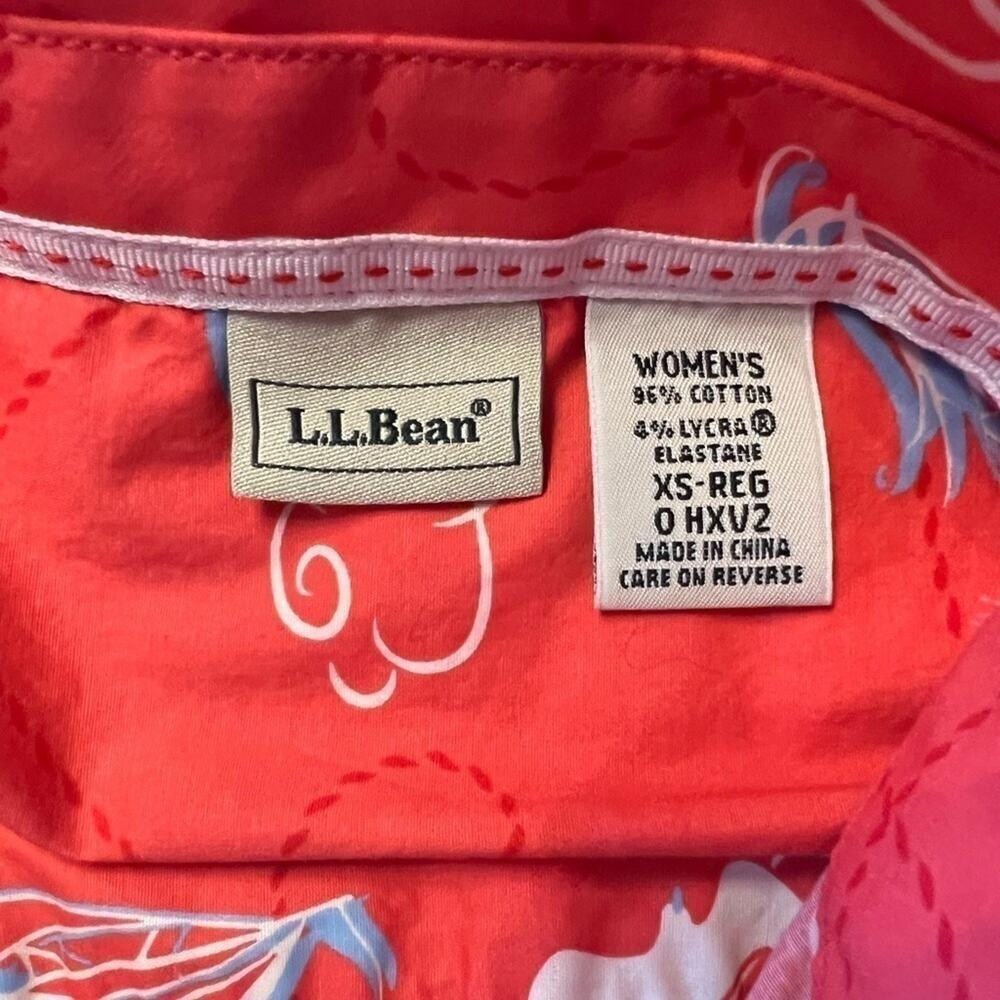 LL BEAN WOMENS “SAILBOAT” SHIRT SZIE XS WORN ONCE - Picture 3 of 3